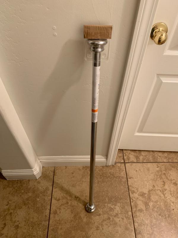 My new shower curtain rod