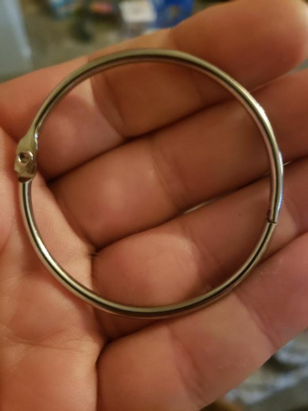 Kenney Chrome Steel O Ring Shower Curtain Rings 12 Pack in the Shower ...