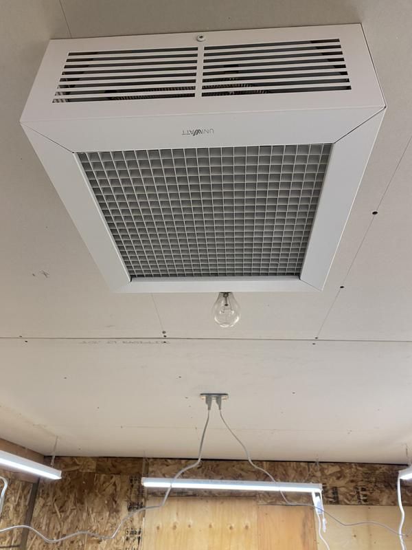 Uniwatt Garage Heater 4000W/240V-White | Garage Heaters | Kent