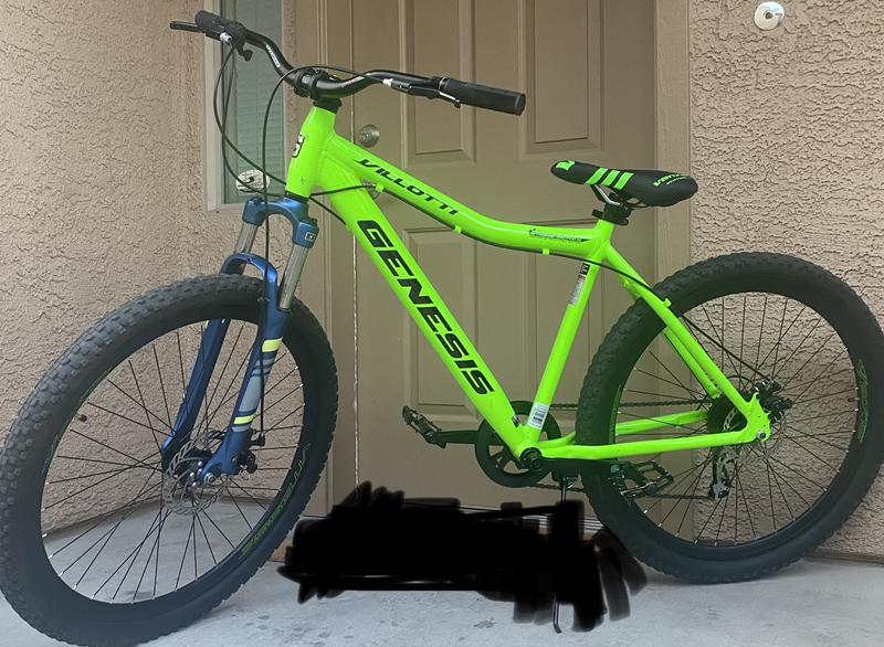 genesis mountain bike 27.5 green