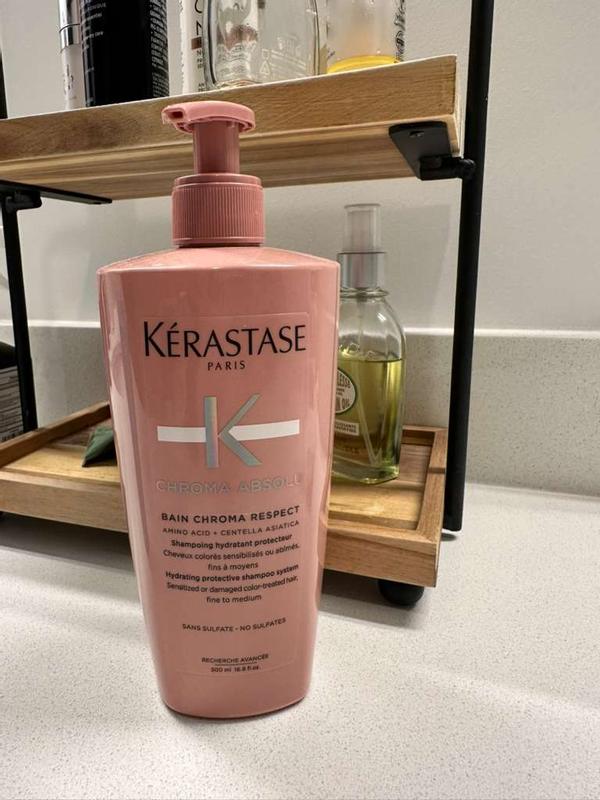 Kérastase Chroma Absolu シャンプーとコンディショナー Chroma Absolu Reusable Bottle & Refill Shampoo Pouch | Kérastase