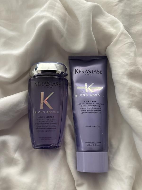 Blond Absolu Reusable Bottle & Refill Shampoo Pouch | Kérastase