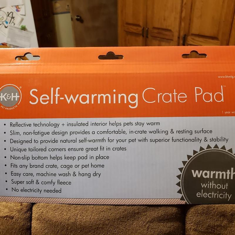 K H Self Warming Crate Pad Self Warming Pad for Dog Crates K H Pet Products