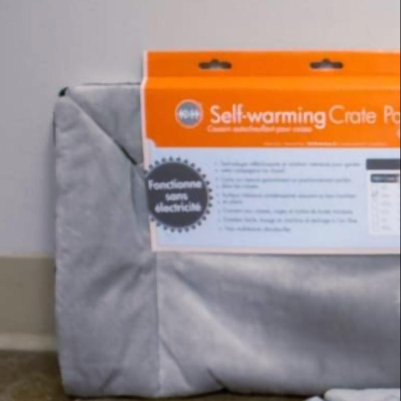 Self warming crate clearance pad