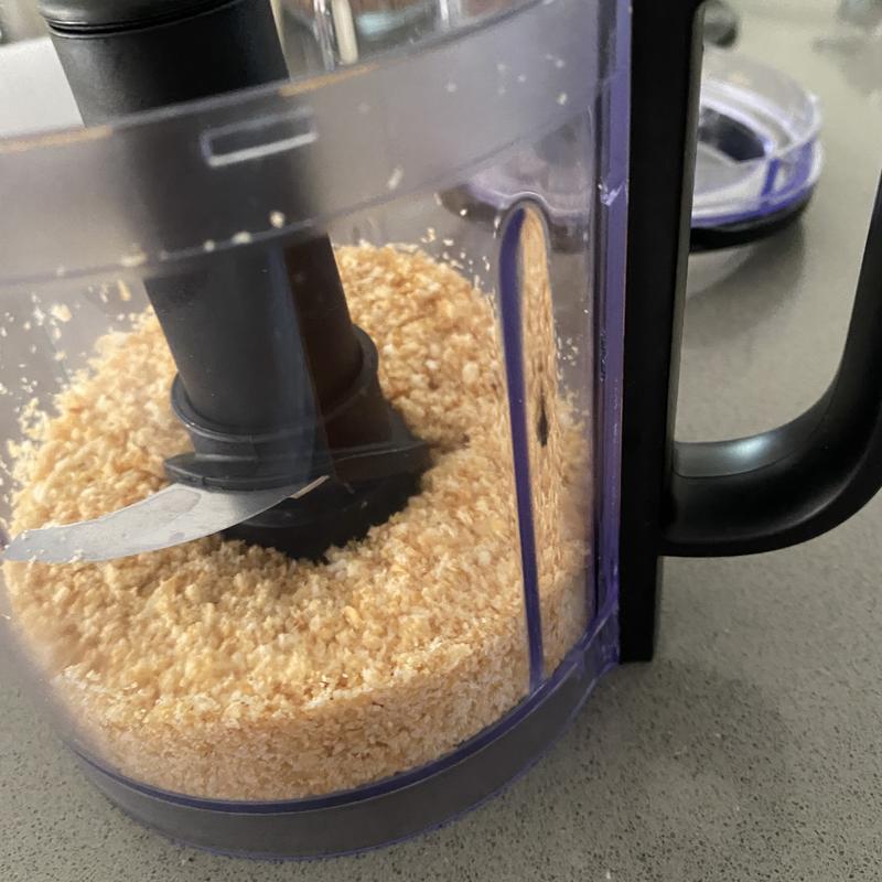 Crushed Jatz biscuits