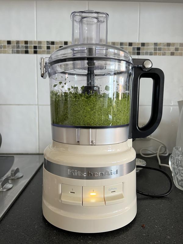 In action: making pesto