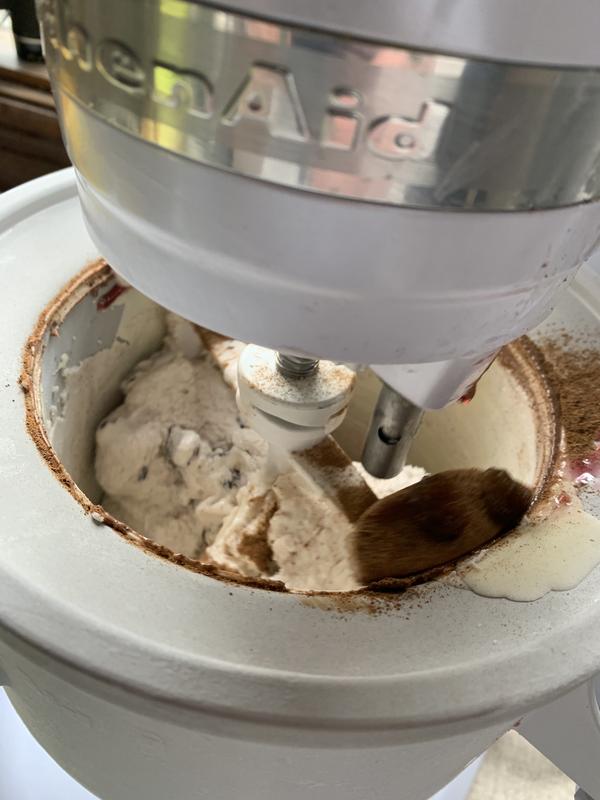 making cinnamon ice cream