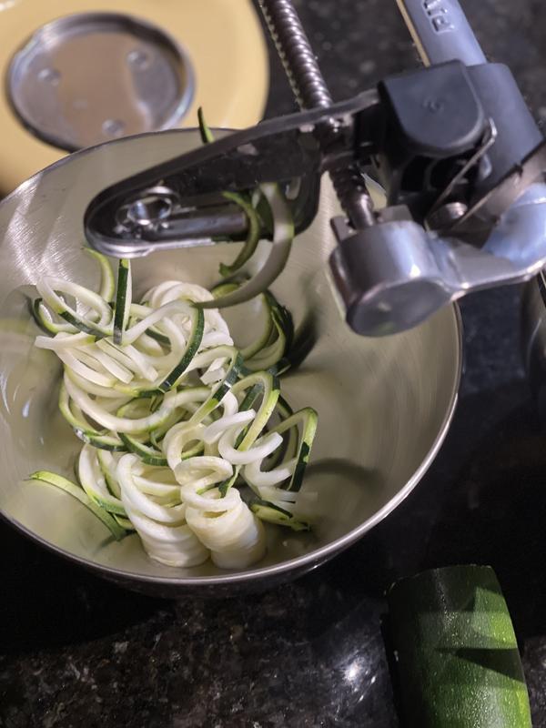 Zoodles (zucchini noodles)