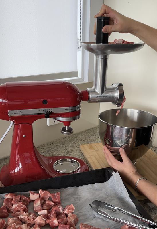 KitchenAid Metal Food Grinder Attachment - #KSMMGA