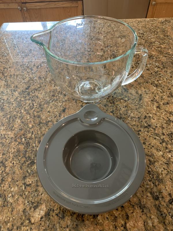 KitchenAid K5GBH 5-Quart Glass Mixing Bowl Hammered Glass K5GBH - Best Buy