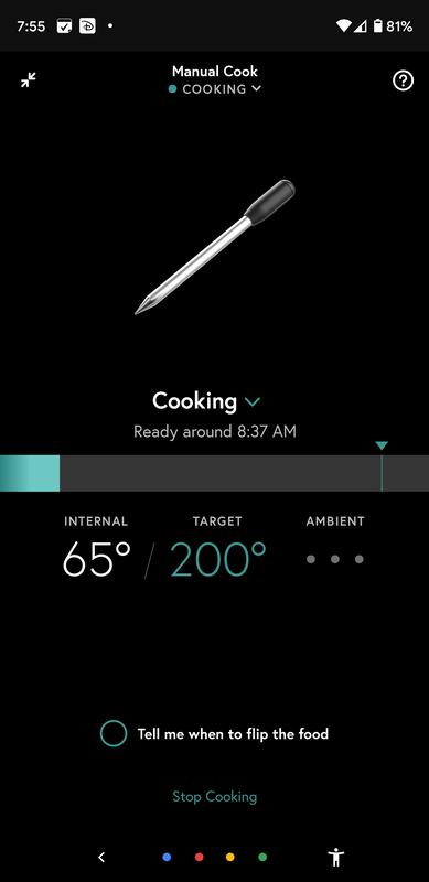 Yummly YTE000W5KW Premium Wireless Smart Meat Thermometer With for sale  online