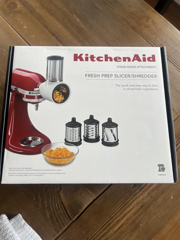 KitchenAid Fresh Prep Slicer and Shredder Attachment (Fits All KitchenAid  Stand Mixers)