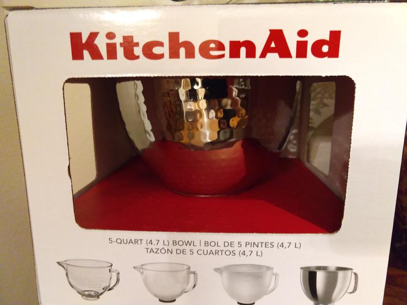 KitchenAid® Attachment: 5-Qt. Hammered Bowl