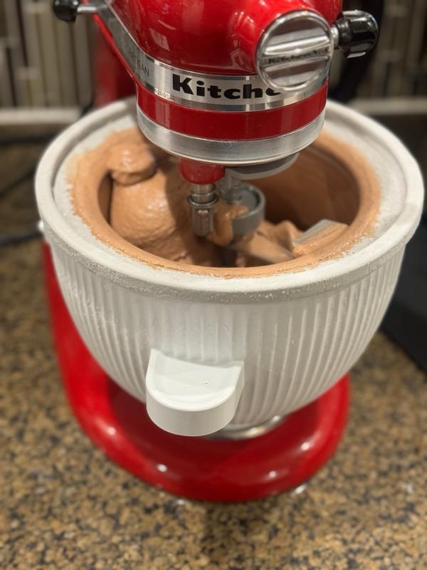 Buy the VTG. KitchenAid Ice Cream Maker Bowl W/Attachment Untested