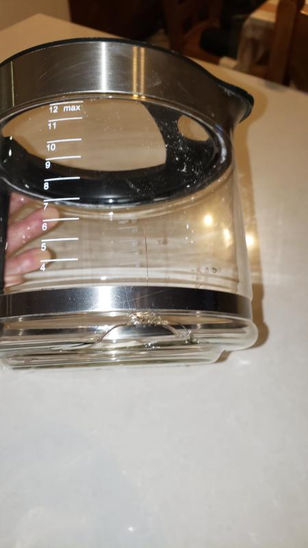 W11358307G KitchenAid Glass Carafe with Lid (Fits model KCM1208 and  KCM1209)