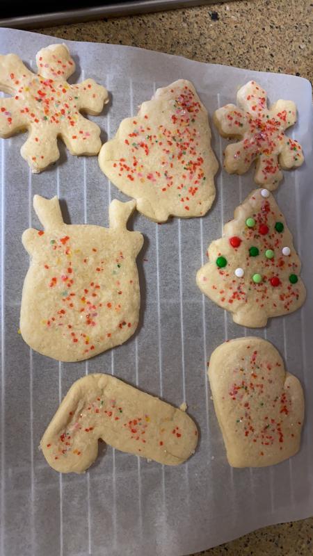 Cookie baking with my granddaughter!