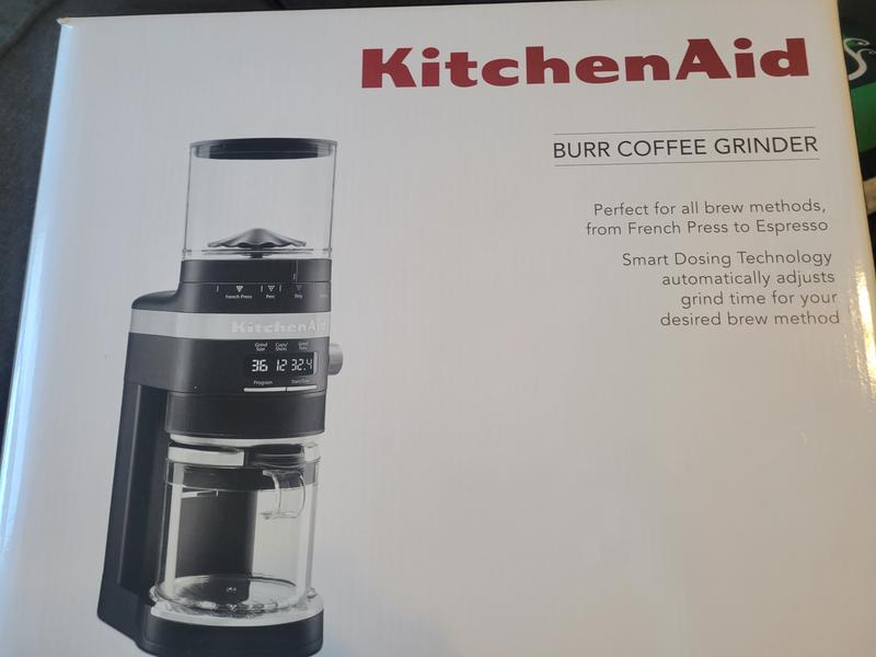 KitchenAid - KCG8433BM - Burr Coffee Grinder-KCG8433BM