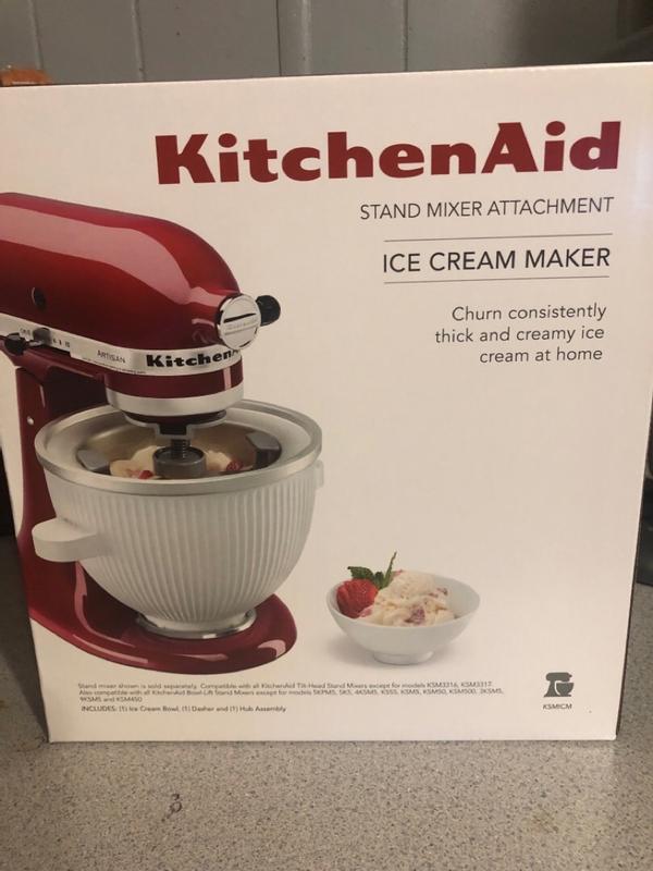 Williams-Sonoma - Holiday 2023 - KitchenAid(R) Stand Mixer Ice Cream Maker  Attachment