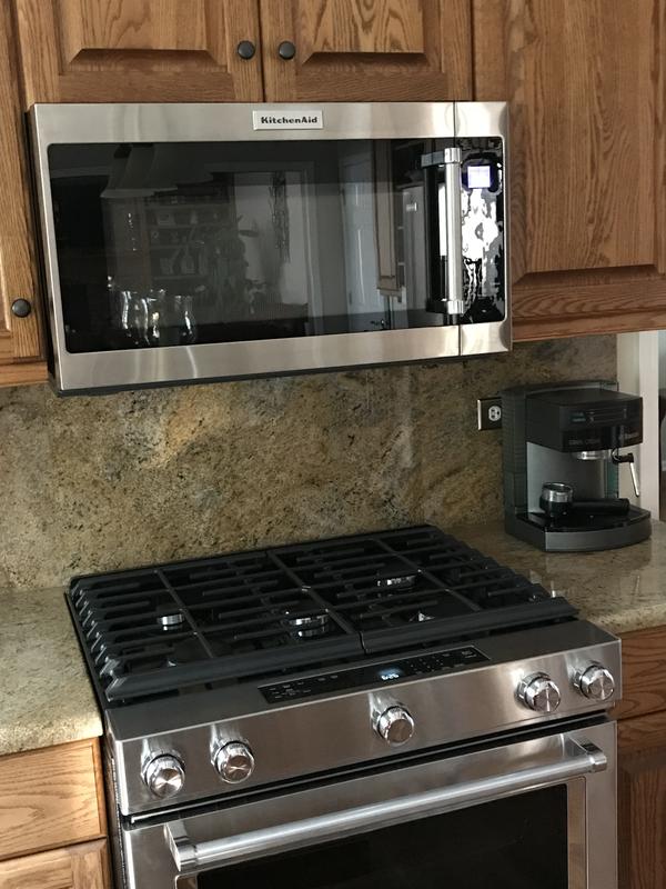 Stainless Steel 30 1000 Watt Microwave Hood Bination Kmhs120ess Kitchenaid