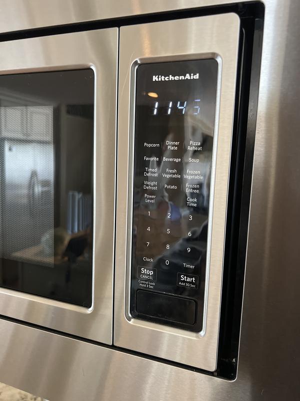 KitchenAid 2.2-cu ft Large 1200-Watt Sensor Cooking Controls