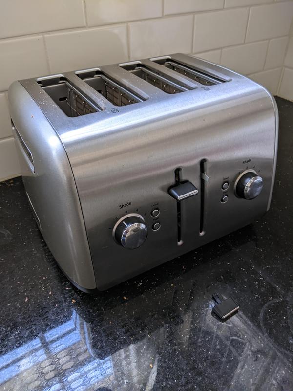 Brushed Stainless Steel KitchenAid KMT4115SX Stainless Steel Toaster 