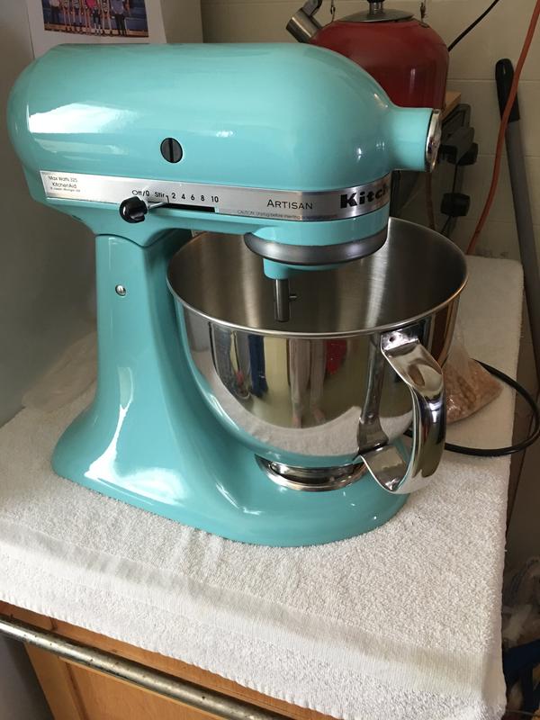  Rise by Dash Aqua Sky 3 qt. cap. 6 speed Stand Mixer: Home &  Kitchen