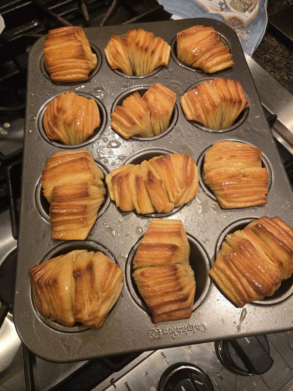 Fan buns fresh from the oven