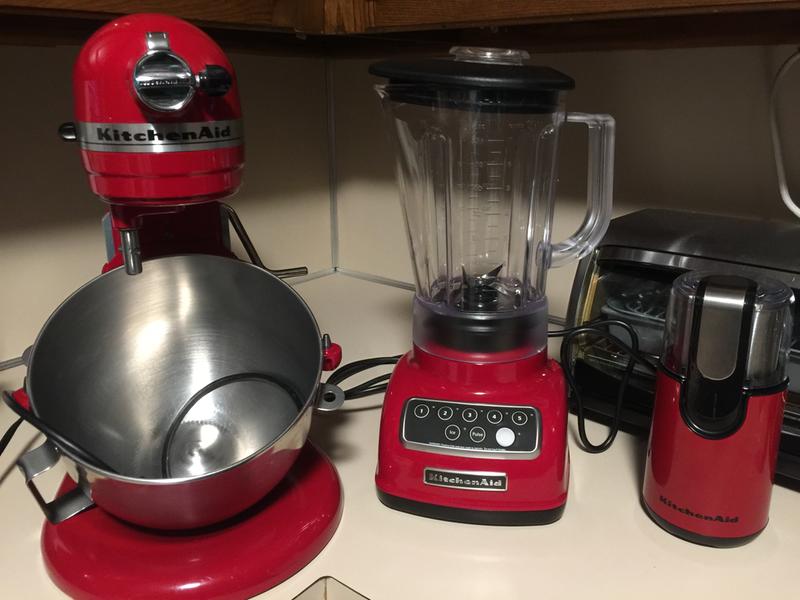 KitchenAid Blade Coffee Grinder in Red