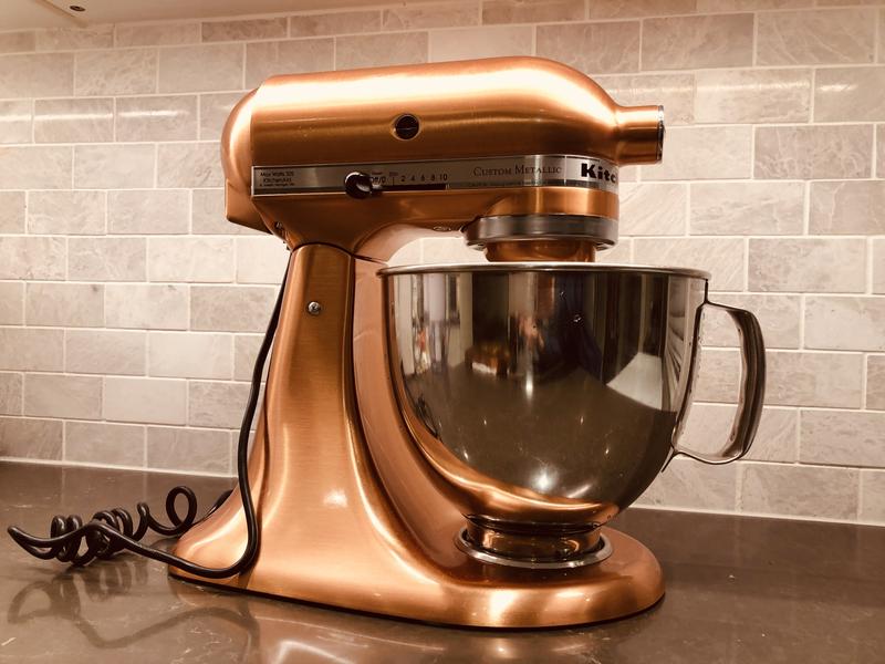 Custom Metallic® Series 5 Quart Tilt-Head Stand Mixer Satin Copper