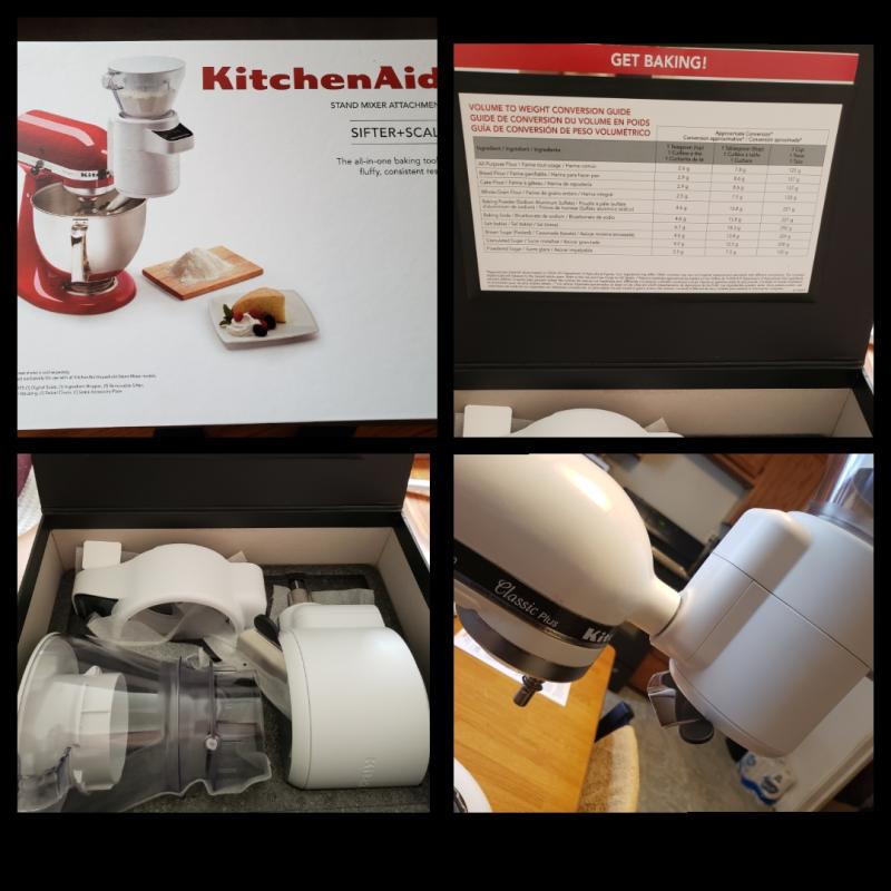 KitchenAid Mixer Attachment: Sifter & Scale