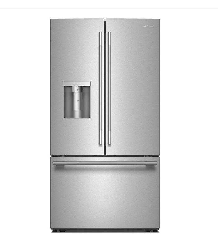 KitchenAid KRFF436SPS 36 inch French Door Refrigerator with 30 cu