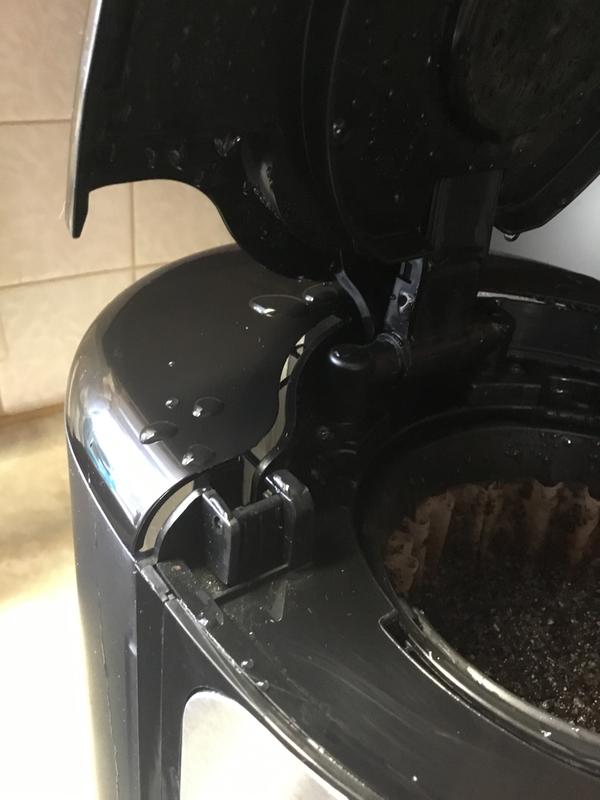 Mess when I open it to make a pot of coffee