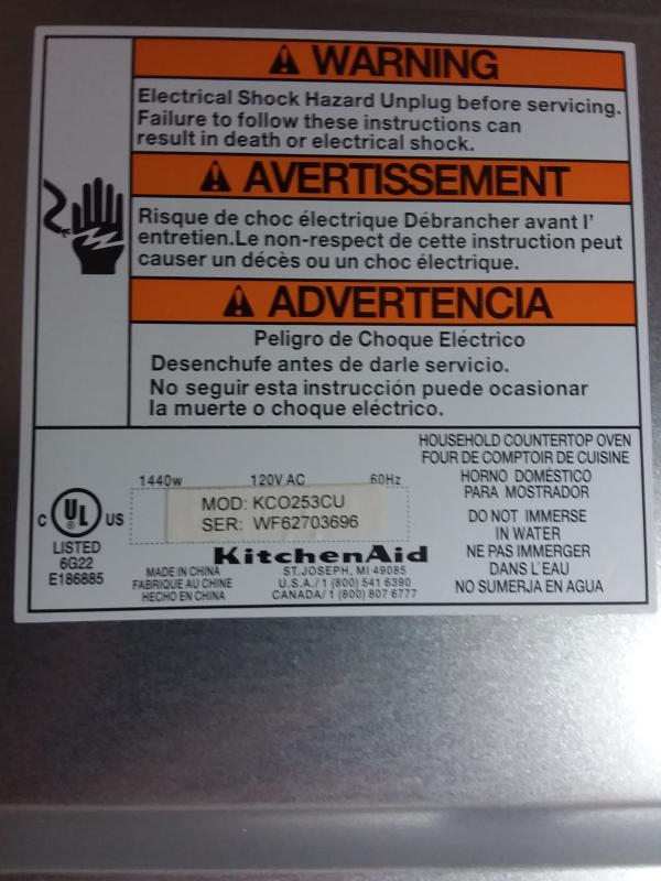 Four peu utilise qui ne fonctionne plus...le bouton