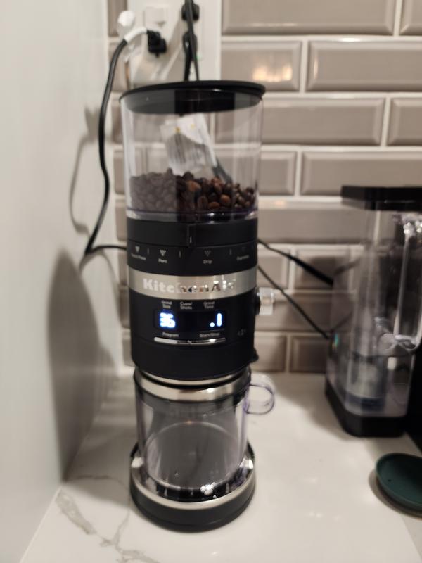 KitchenAid Burr Coffee Grinder KCG8433 Black Matte Kitchen Aid Espresso  French P