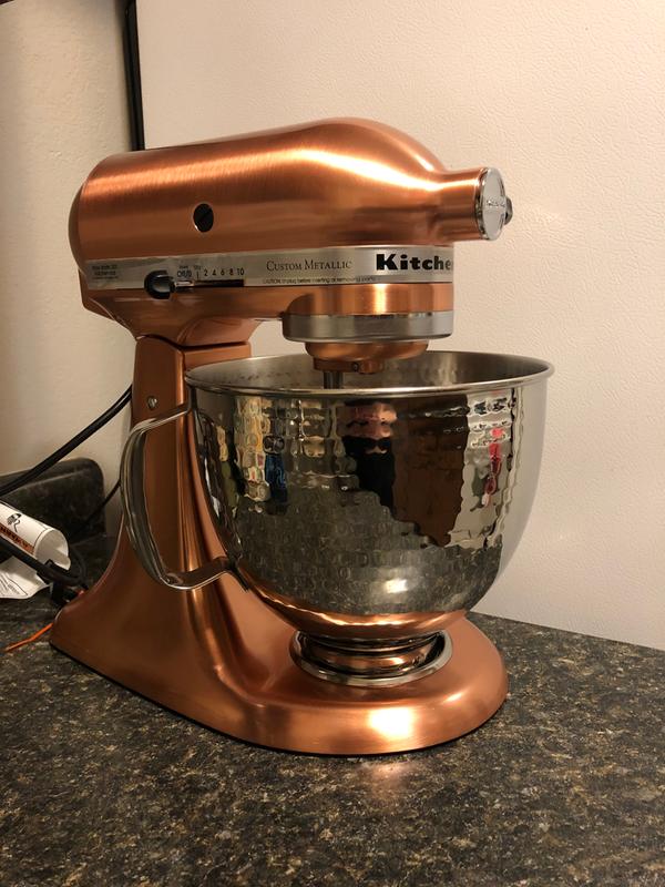 KitchenAid Custom Metallic 5 Qt. 10-Speed Satin Copper Stand Mixer