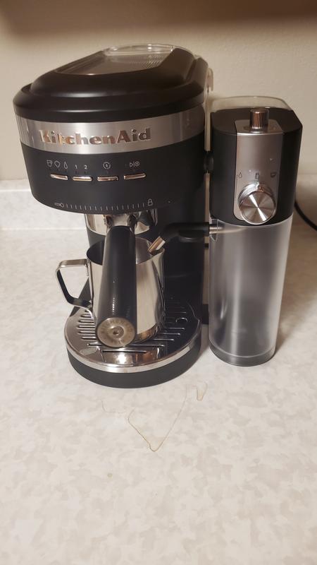 Best Buy: KitchenAid Semi-Automatic Espresso Machine Matte Black KES6403BM