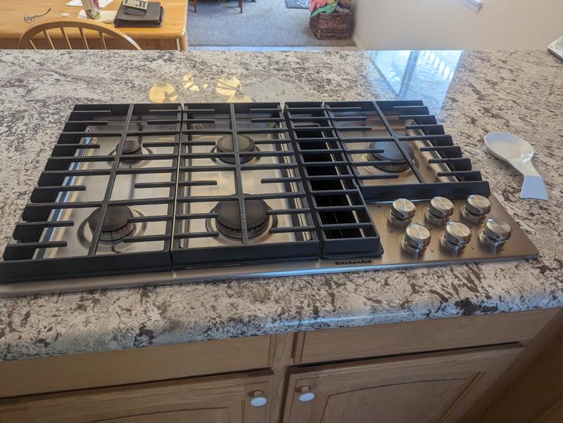 KCGD506GSS KitchenAid 36 Burner Gas Downdraft Cooktop With, 42 OFF