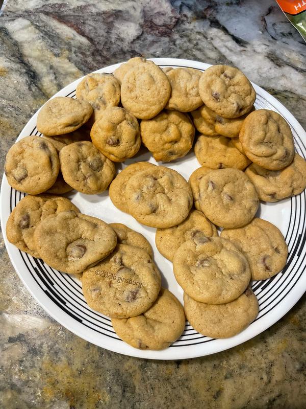 My first homemade chocolate chip cookies.