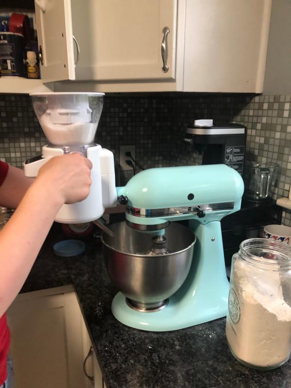 KitchenAid White Sifter and Scale Attachment KSMSFTA - The Home Depot