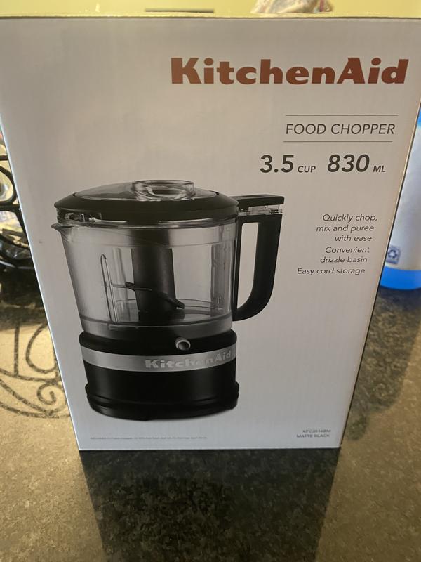 KitchenAid 3.5 Cup Mini Food Processor, Contour Silver Meijer