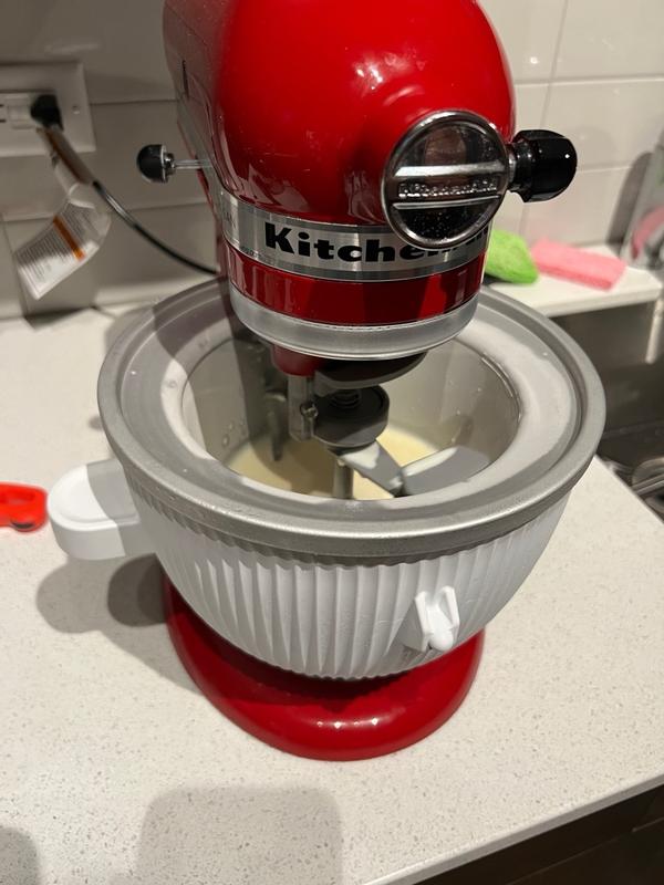 KitchenAid Residential Plastic Ice Cream Maker Attachment in the Stand Mixer  Attachments & Accessories department at