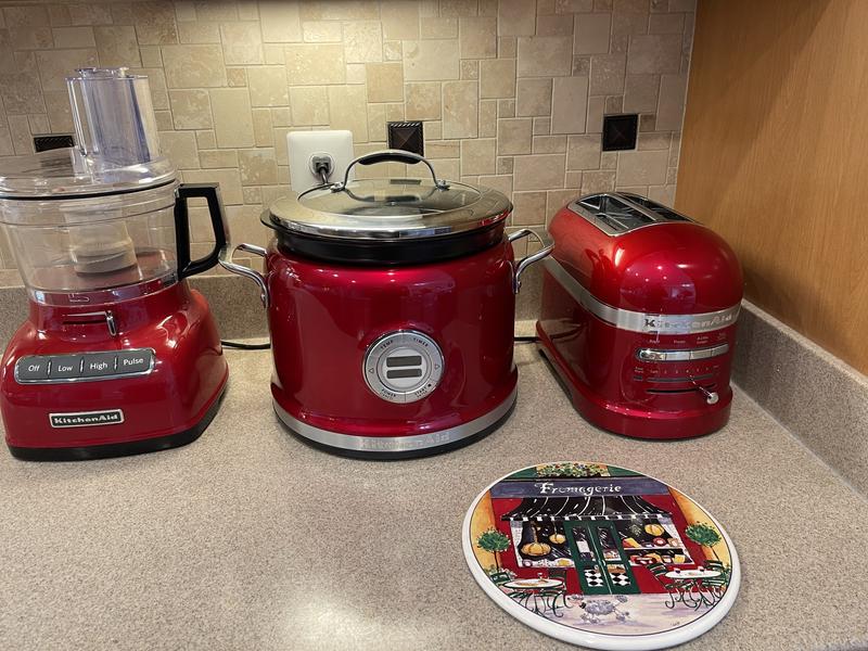 Quart Candy Apple Red Round Slow Cooker