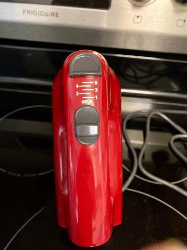 KHM512ER in Empire Red by KitchenAid in McComb, MS - 5-Speed Ultra Power™ Hand  Mixer