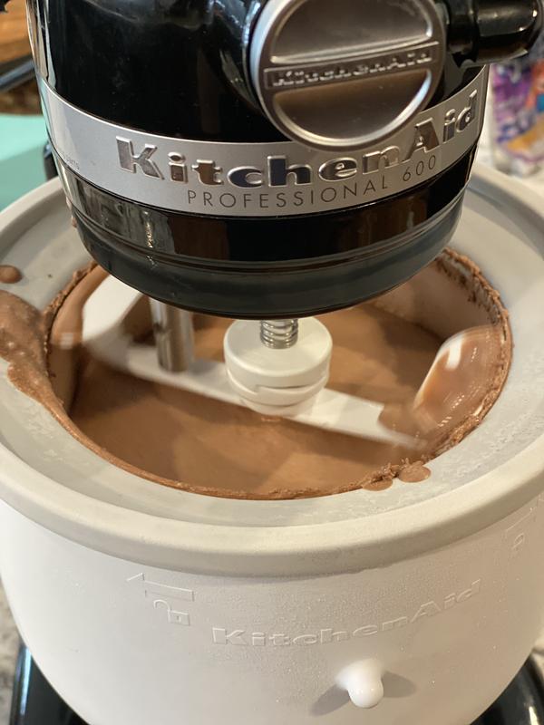 Kitchenaid ice cream online maker leaking