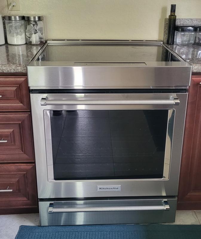 30-Inch 4-Element Induction Slide-In Convection Range with Air Fry