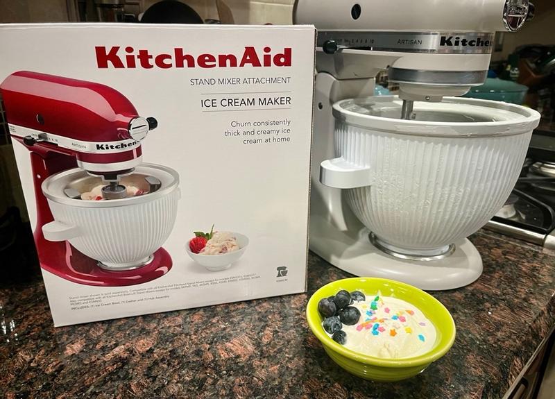 Williams Sonoma KitchenAid® Stand Mixer Ice Cream Maker Attachment