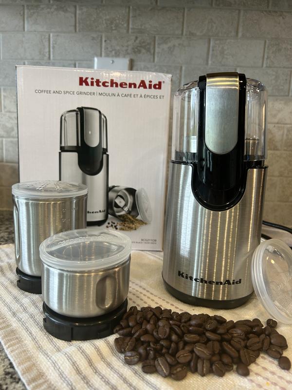 KitchenAid Stainless Steel Blade Coffee Spice Grinder 8.5 Model