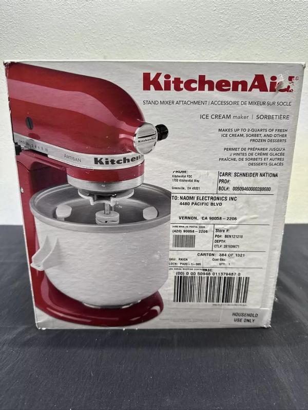 KitchenAid Ice Cream Maker Attachment QVC