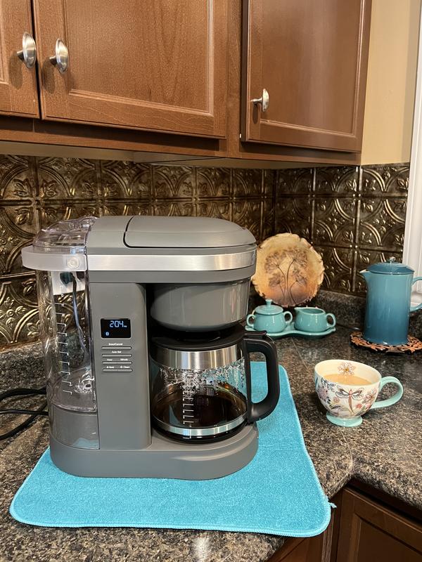 12 Cup Drip Coffee Maker with Spiral Showerhead