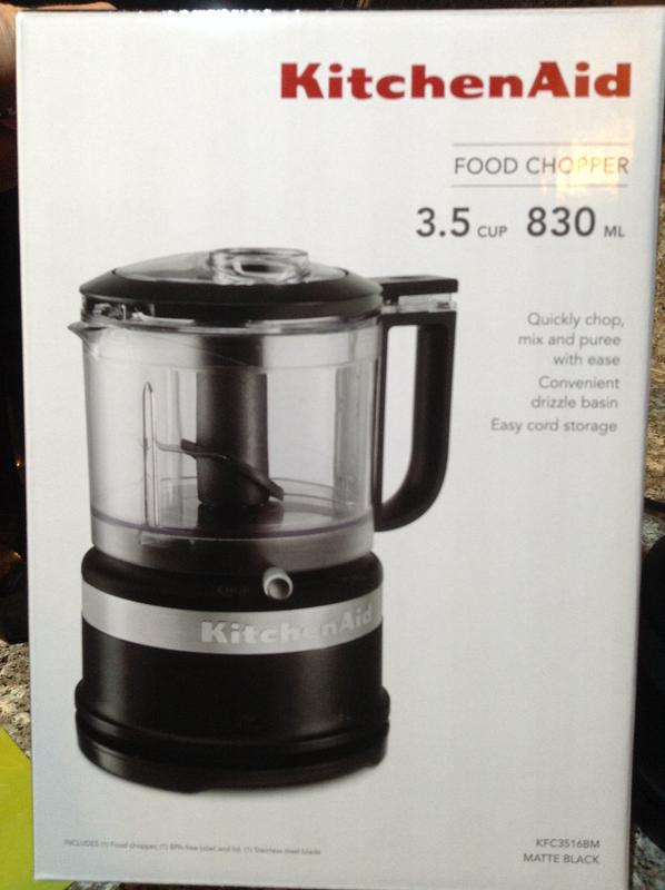 As Is KitchenAid 3.5-Cup One-Touch 2-Speed Chopper 